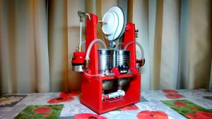 Двухцилиндровый двигатель Стирлинга с генератором своими руками