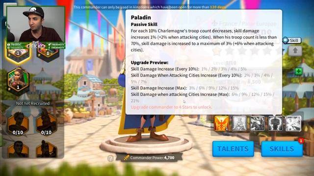 CHARLEMAGNE UNLOCKED! FIRST LOOK AT THE LOST KINGDOM EXCLUSIVE COMMANDER - Rise of Kingdoms смотреть онлайн