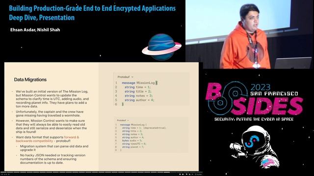 BSidesSF 2023 - Building Production-Grade End to End Encrypted App... (Ehsan Asdar, Nishil Shah) смотреть онлайн