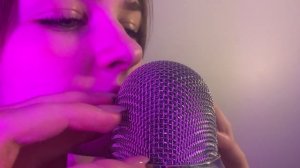 Whispers + Mic Scratching (Fluffy + No Mic Cover) ASMR