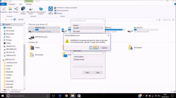How to format SD card from exFAT to NTFS  or FAT32 on Windows 10