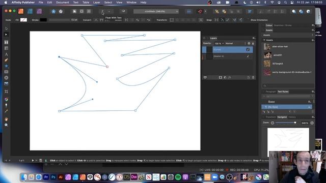 Affinity Publisher How To : Text and Shapes as Picture Frames Tutorial смотреть онлайн