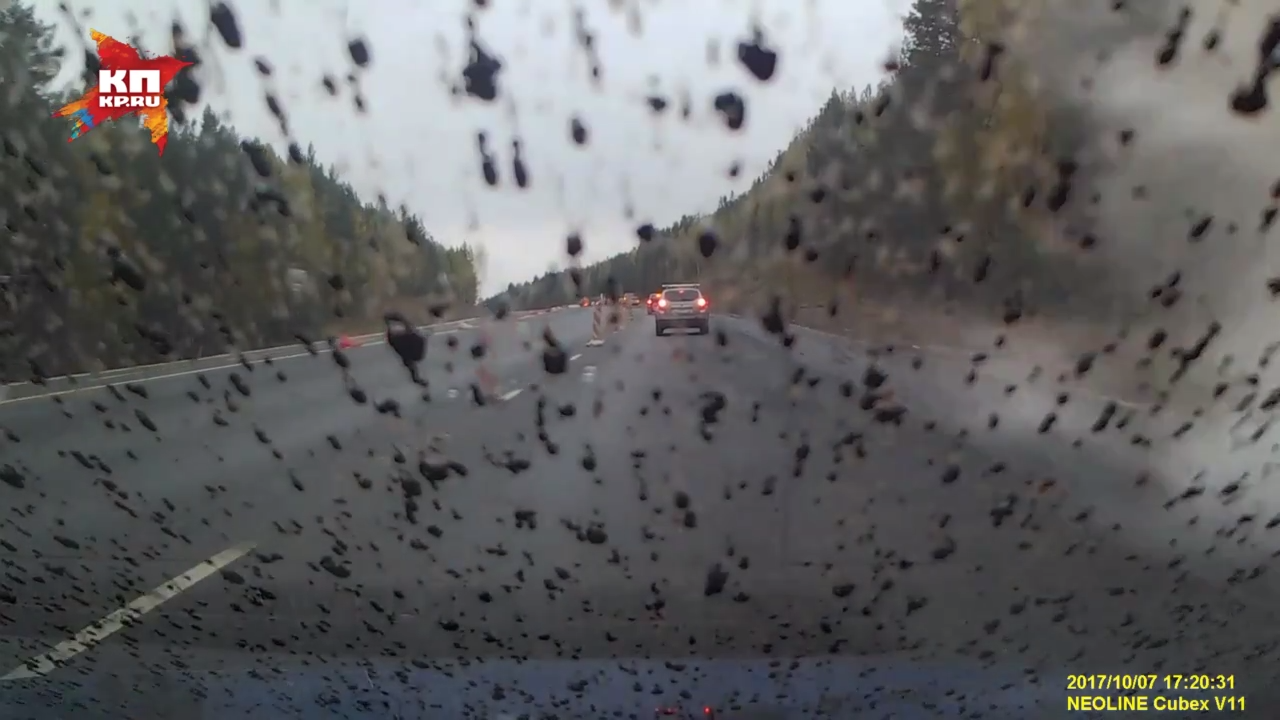 «Битумный ливень» накрыл 40 машин под Екатеринбургом смотреть онлайн