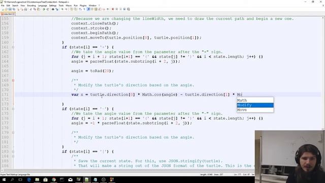 3.2. Lindenmayer Tree - JS смотреть онлайн