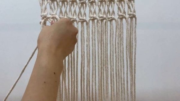 macramé wall hanging Make a letter rack 마크라메 월행잉 편지꽂이 만들기