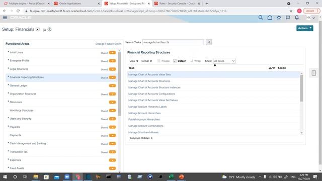 Oracle ERP Fusion -Financial module - General Ledger(GL) -10اوراكل فيوجن - الاستاذ العام- смотреть онлайн