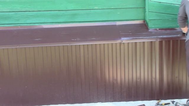 Делаем  заваленку своими руками.