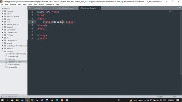relational operators in php in hindi смотреть онлайн