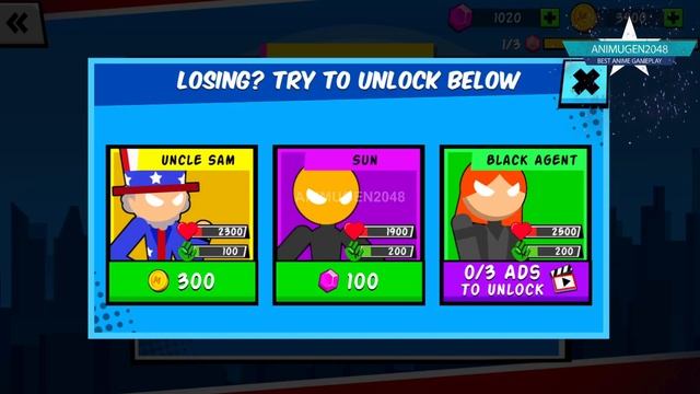 STICK SUPER HERO | Strike Fight Hero Legend | Fighting Gameplay Walkthrough Part 1 | Animugen2048