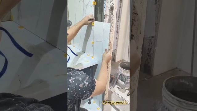 Резка укладка керамогранита, мини ушм, алмазный диск, запил #prosto_remont смотреть онлайн