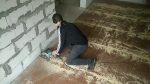 Демонтаж деревянного пола 18м2. level 10.