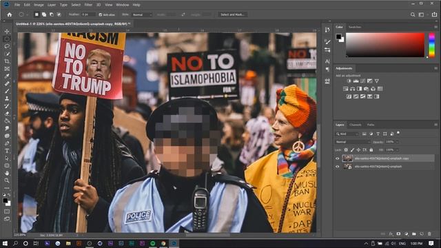 How to Blur Faces & Objects - Adobe Photoshop CC Tutorial (2020) смотреть онлайн