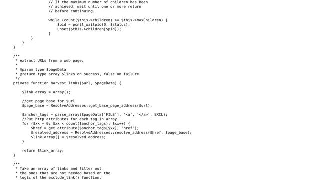 Code Review: Review of concurrent php logic for a web spider class смотреть онлайн