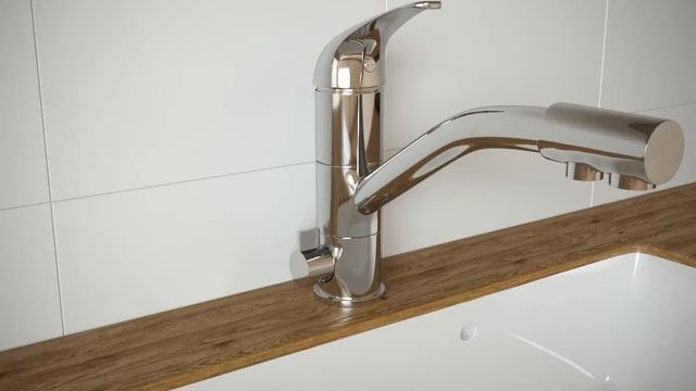 Смеситель MILARDO для кухни с каналом для фильтрованной воды Davis смотреть онлайн