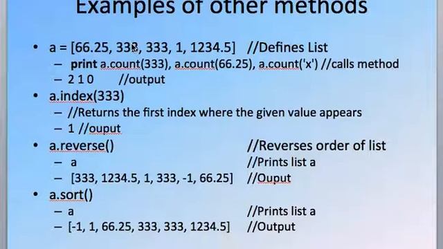 Python List and Set Implementation смотреть онлайн