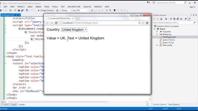 jQuery selected selector смотреть онлайн