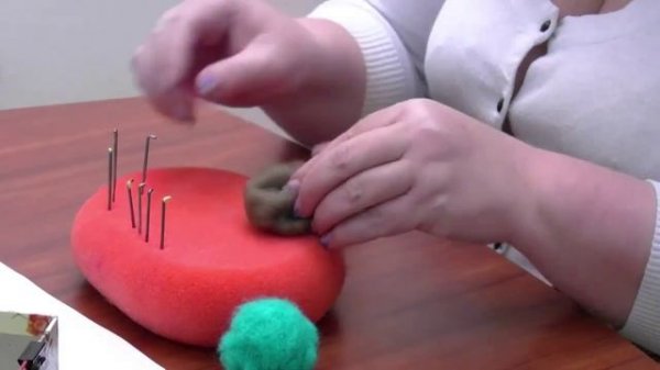 ?Сухое валяние. Фелтинг для начинающих. Мастер-класс Урок4