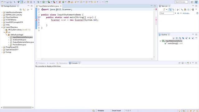 Java Lesson 7 - Input Statements смотреть онлайн