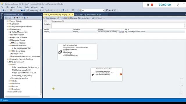 Create Maintenance Plan for Backup || Automating and scheduling backups || Ms SQL смотреть онлайн