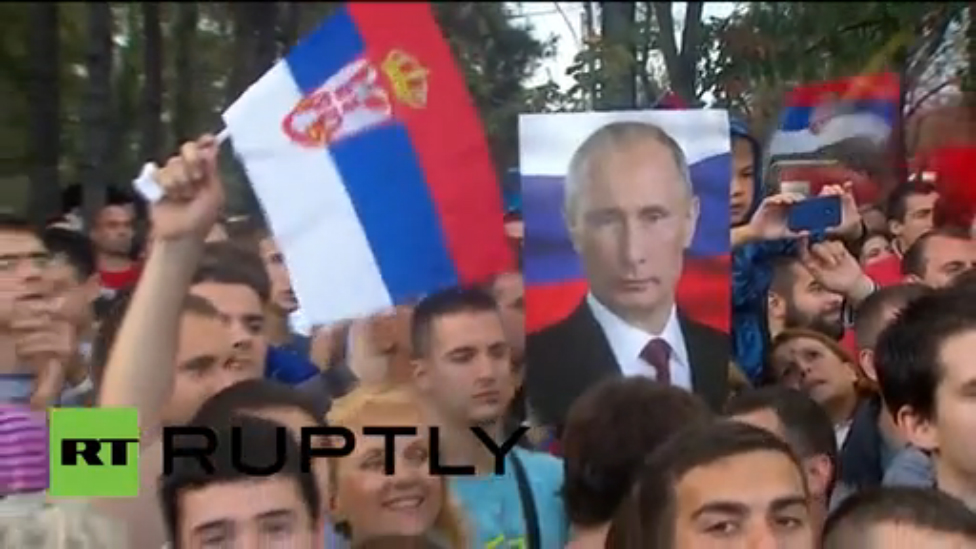 2014.10.16. Сербия, Белград. Вручение ордена Сербии Путину В.В. смотреть онлайн