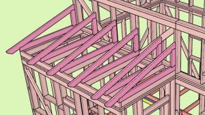 Маленький каркасный дом на сваях.  Проектирование дома в Sketch Up (Скетч Ап) своими руками