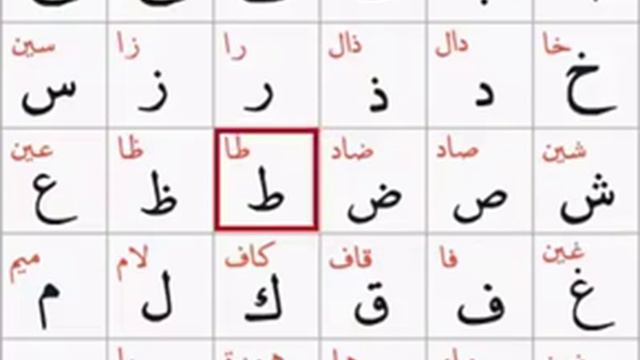 Арабский алфавит смотреть онлайн