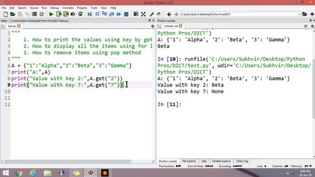 Dictionaries in Python Part 4 смотреть онлайн