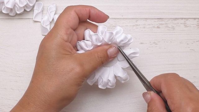 Белые банты в школу МК DIY Lush White Bows смотреть онлайн