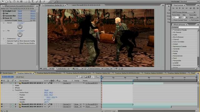 Создание динамичных теней в Adobe After Effects смотреть онлайн