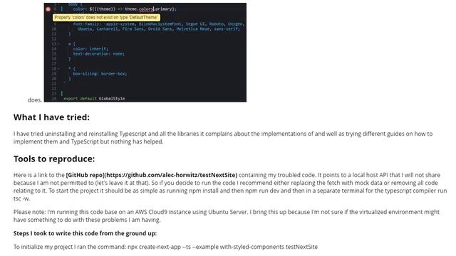 Typescript doesn't care what I put in my interface and doesn't seems to understa... (1 answer) смотреть онлайн