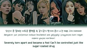 (G)I-DLE (여자아이들) 'OH MY GOD' [7 members] karaoke (Lyrics Han/Rom/Eng)