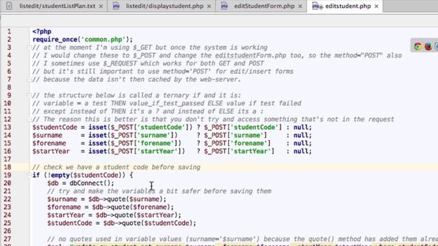 List and edit student - PDO with prepared statements смотреть онлайн