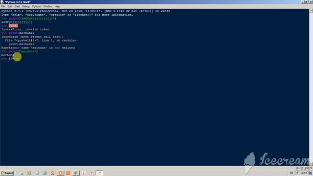 IDLE python yazma смотреть онлайн