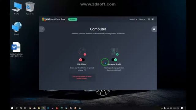 How To Disable AVG AntiVirus EASY | AVG Free Antivirus How To Temporarily DIsable Protection