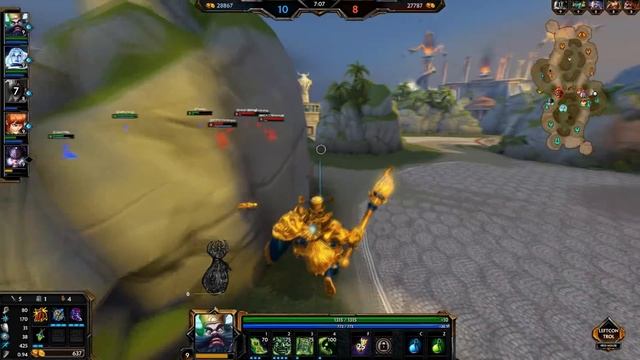 Smite - ZHONG KUI - FUNNY MOMENTS! смотреть онлайн