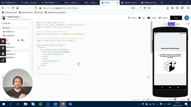 Crash Course to Mobile Development with React Native and Expo смотреть онлайн