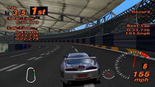 Gran Turismo 2 (60fps) - GT All Stars / Super Speedway / Toyota Supra TRD 3000GT смотреть онлайн