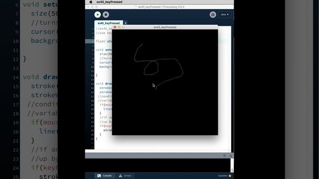 processing ex45 key pressed variable смотреть онлайн