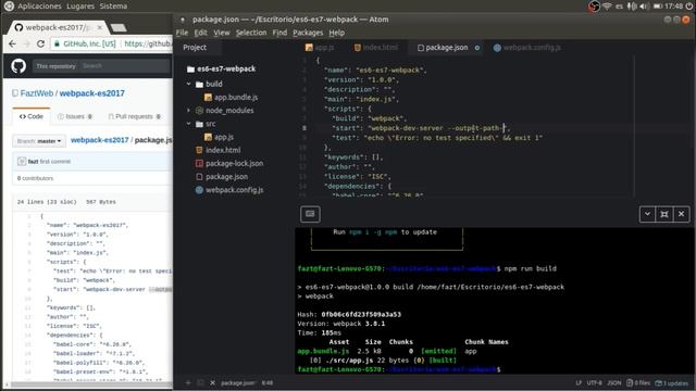 Javascript ES6 y ES7 con Webpack y Babel смотреть онлайн