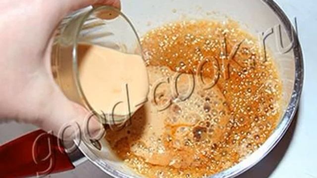 Карамельный пирог по-африкански, рецепт приготовления