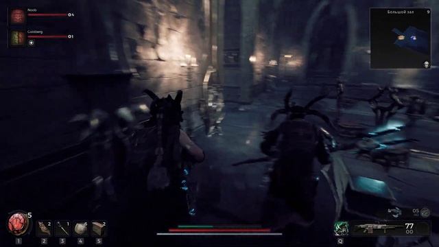 Remnant II. Лосом. Как открыть дверь в большом зале с факелами. смотреть онлайн