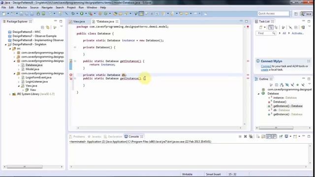 10 The Singleton Pattern I java design patterns tutorial2016 смотреть онлайн