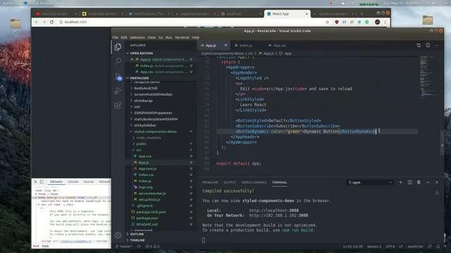 Styled Components with Reactjs Hands On Intro (Part 3/3) смотреть онлайн