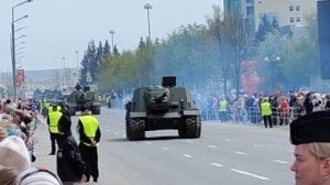 Ретро-парад военной техники в Верхней Пышме 2023  года.