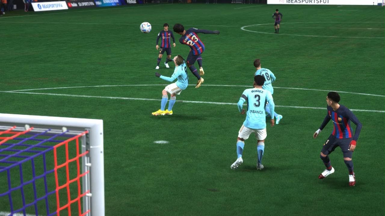 FIFA 23 удар головой с разваротом