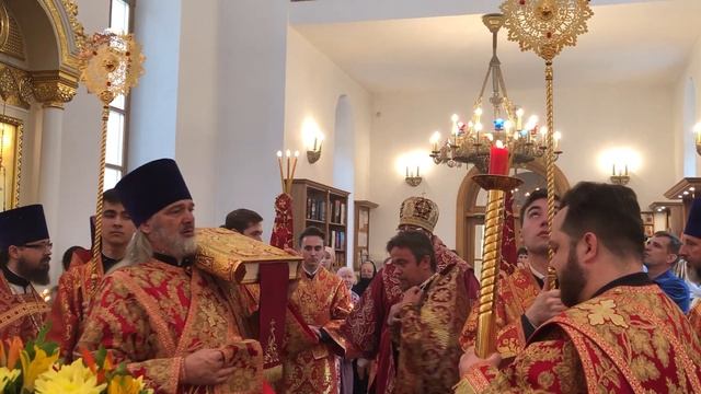 Награждение духовенства Саратовской епархии. Храм святых равноапостольных Мефодия и Кирилла при СГУ смотреть онлайн