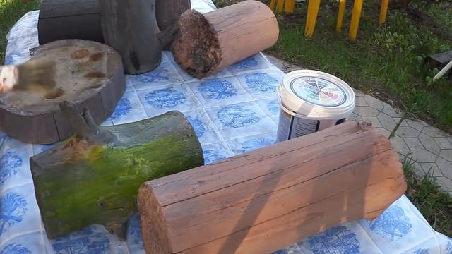 ВЕСЕННИЙ макияж БРЁВЕН! /Красим бревна! Зачем их красить?))) смотреть онлайн