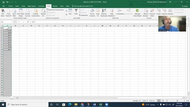 2.4 Using Excel to Find the Range смотреть онлайн