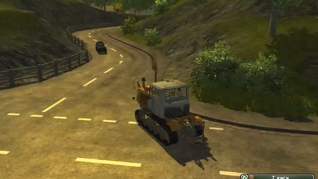 мод гусеничного трактора для игры фермер Farming Simulator 2013 смотреть онлайн