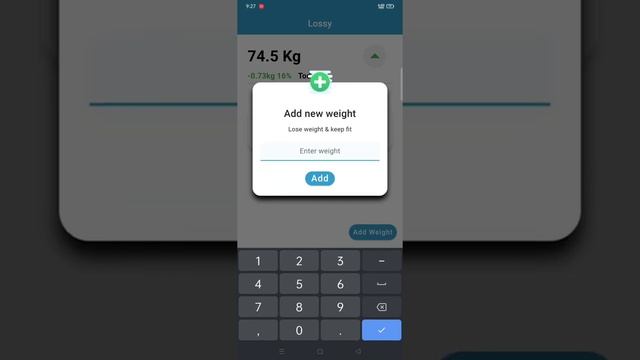 Lossy | Weight Tracker App | Flutter | Android смотреть онлайн